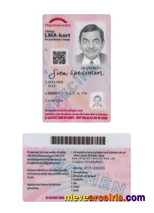 Sweden LMA card